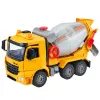 LEAN TOYS Camión de construcción Hormigonera Tambor giratorio Luces Sonidos