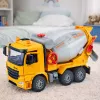 LEAN TOYS Camión de construcción Hormigonera Tambor giratorio Luces Sonidos