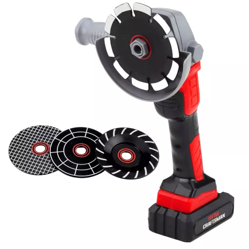 LEAN TOYS Gran set de herramientas para niños, destornillador a pilas, lijadora, 28 piezas