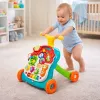 LEAN TOYS Andador educativo de empuje Mesa Panel interactivo 5 en 1 Multicolor