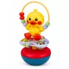 LEAN TOYS Pato Wanka Stand Up Educativo Interactivo Sonidos Sonajero Amarillo