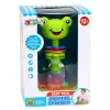 LEAN TOYS Spinner de rana interactivo con bolas giratorias para bebés