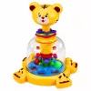 LEAN TOYS Spinner de tigre-gato interactivo con bolas para bebés