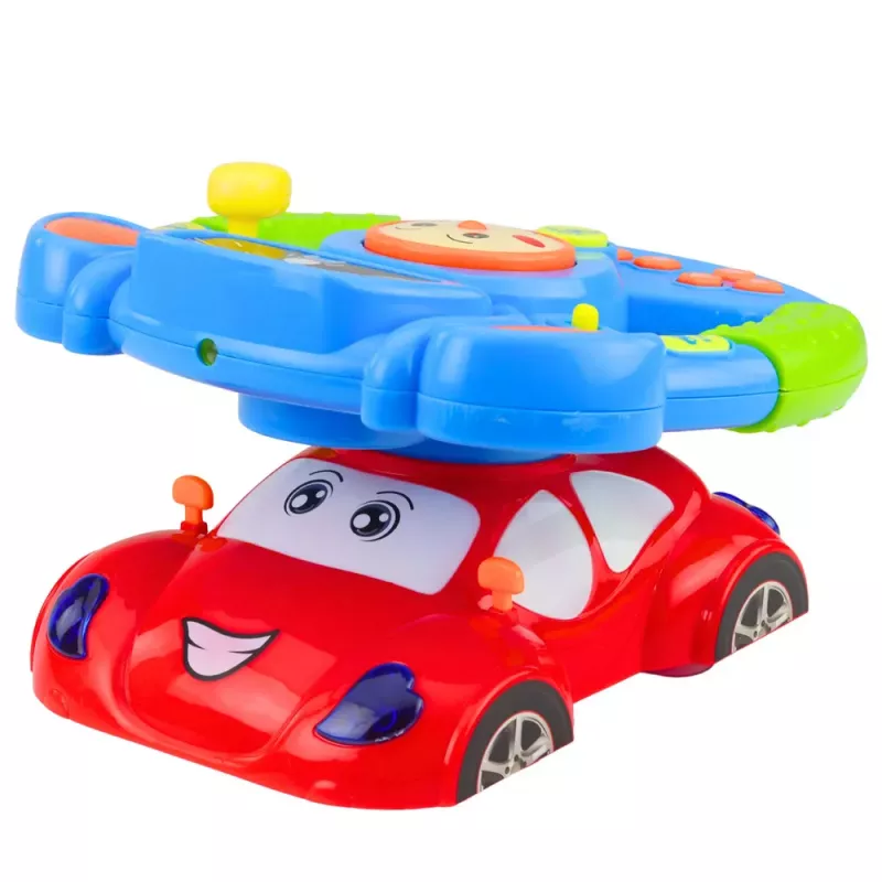 LEAN TOYS Volante simulador musical interactivo educativo con proyector