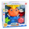 LEAN TOYS Set de baño cangrejo fuente juguete interactivo con ventosas
