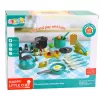 LEAN TOYS Set Little Chef's - ollas de cocina, vajilla, hervidor, turquesa, 33 piezas