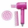 LEAN TOYS Set de peluquería infantil - secador de pelo de juguete, espejo, peine y accesorios - set de belleza de juego de rol para niños a partir de 3 años