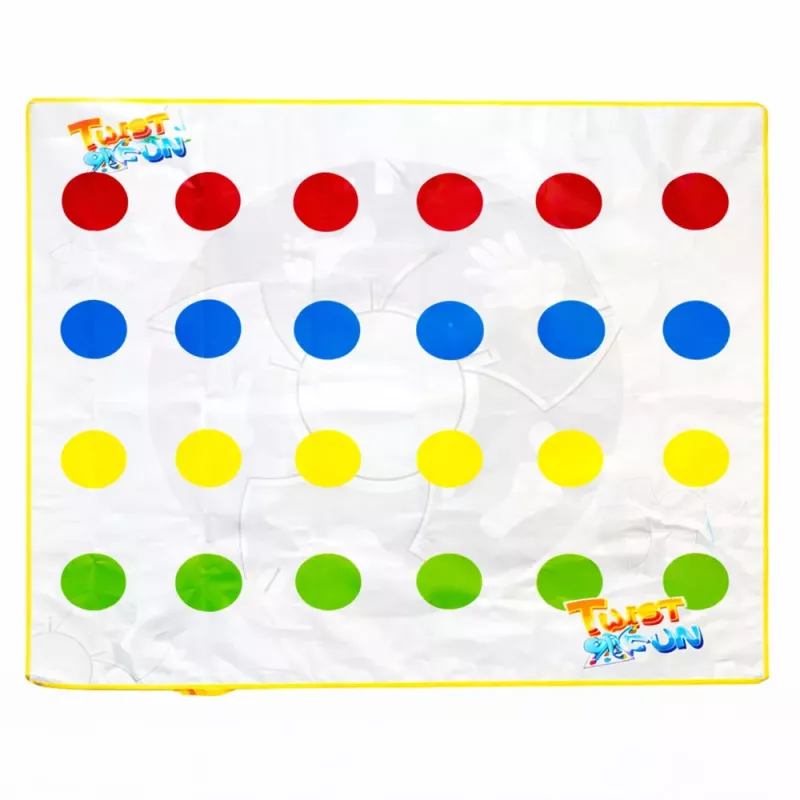 LEAN TOYS Family Twist Fun Mat juego de recreativa de rueda aleatoria
