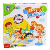 LEAN TOYS Family Twist Fun Mat juego de recreativa de rueda aleatoria