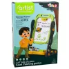 LEAN TOYS Pizarra magnética de doble cara, pizarra blanca, verde, 52 piezas