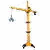 LEAN TOYS Grúa de construcción RC con mando a distancia por cable 360° giro 71 cm