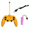 LEAN TOYS Grúa de construcción RC con mando a distancia por cable 360° giro 71 cm