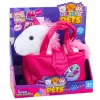 LEAN TOYS Peluche unicornio en bolsa, blanco, 25 cm