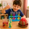 LEAN TOYS Kit educativo de experimentos Little Chemist's 14 en 1 experimentos volcán
