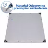 LEAN Lona impermeable reforzada protectora resistente a la lluvia gris 2x4 m