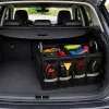 LEAN Organizador de maletero plegable grande negro 50L