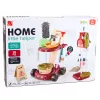 LEAN TOYS Set de limpieza infantil con carrito, mopa, cubo, aspirador, 26 piezas