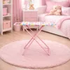 LEAN TOYS Tabla de planchar de juguete plegable de metal para niños Dots 61 cm