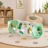 LEAN TOYS Rodillo de gateo inflable para niños pequeños dinosaurio 51 x 22 cm