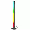 LEAN Lámpara de pie de esquina LED RGB con modo música, mando a distancia, app, 90 cm