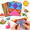 LEAN Set de origami con papel de colores y cuadernillo de instrucciones, 100 hojas