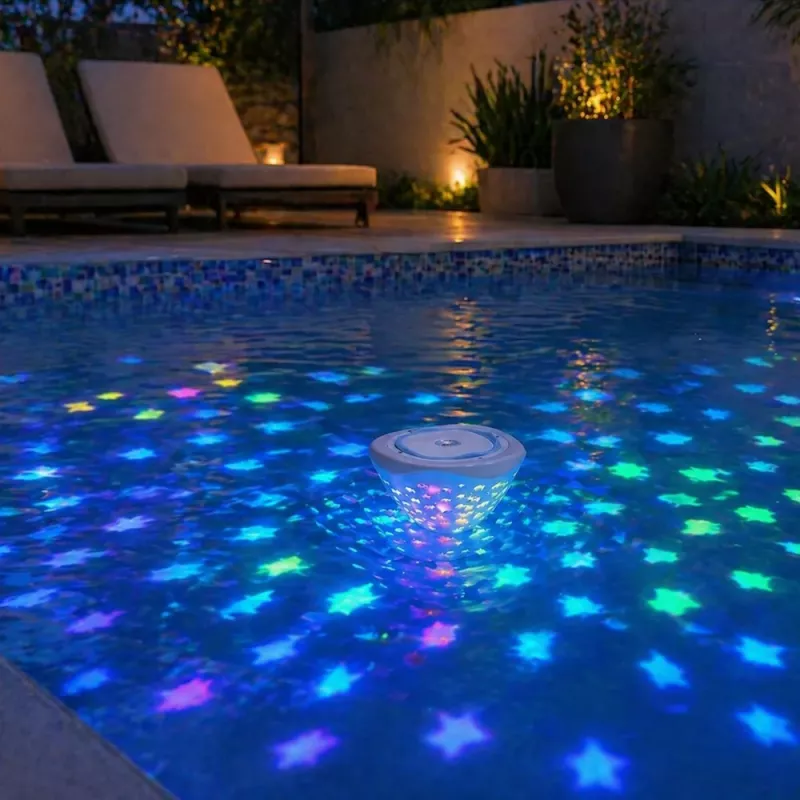 LEAN Luz LED para piscina sumergible IP68 color pez LED 6 modos