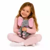 LEAN TOYS Peluche elefante interactivo mueve orejas toca melodías juego cucú