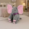 LEAN TOYS Peluche elefante interactivo mueve orejas toca melodías juego cucú