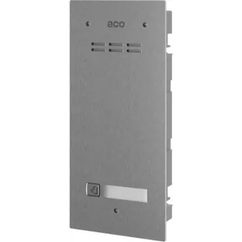 ACO FAM-P-1NPACC Estación de puerta empotrable con lector RFID para 1 usuario, plata