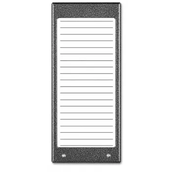 ACO CDN-17N ST (W) Panel de directorio de residentes iluminado (aprox. 17 entradas)