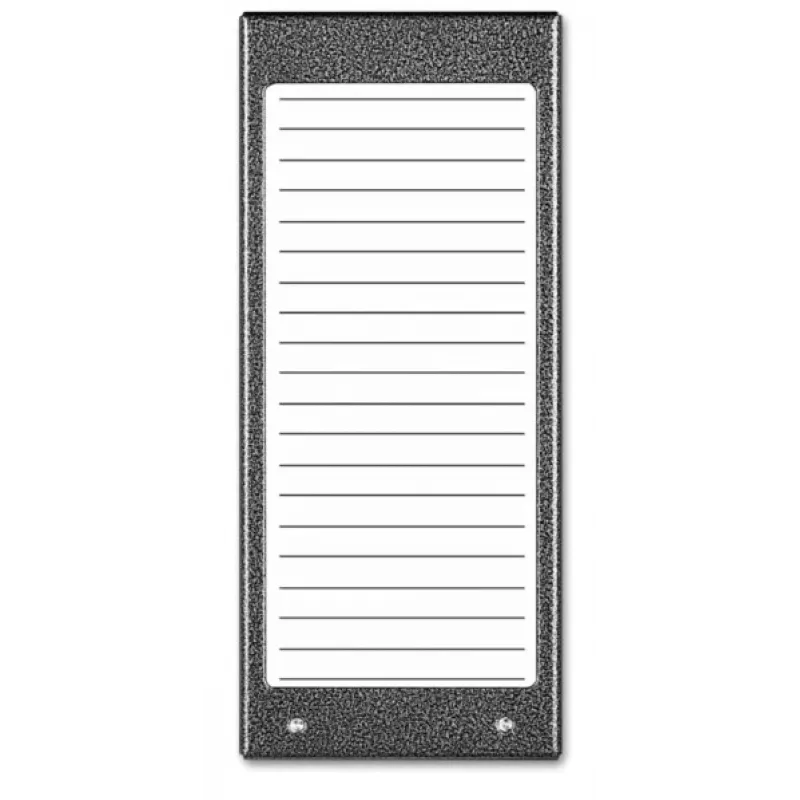 ACO CDN-17N ST (W) Panel de directorio de residentes iluminado (aprox. 17 entradas)