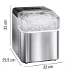 Extralink SmartLife Cube Ice Essential Máquina de hielo 12kg/24h 2.2L Negro/Plata