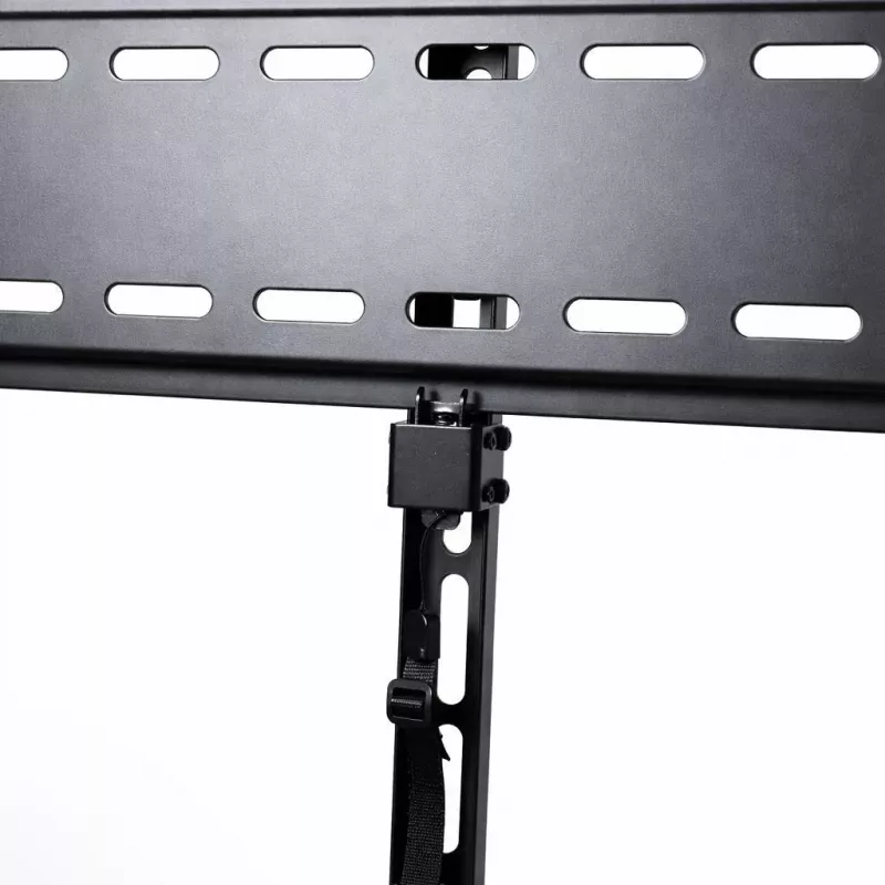 ART AR-95 soporte de pared fijo para TV para pantallas de 55-100 pulgadas, capacidad de carga 140 kg, VESA 900x600, perfil 33 mm, negro