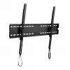 ART AR-95 soporte de pared fijo para TV para pantallas de 55-100 pulgadas, capacidad de carga 140 kg, VESA 900x600, perfil 33 mm, negro