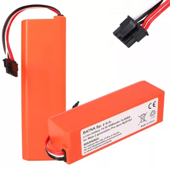 Batería de repuesto Extralink para Xiaomi Mi Robot Vacuum-Mop P/Pro 2/2 Pro, 14,4V 5200mAh Li-Ion