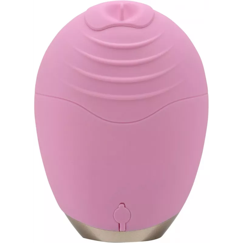 Cepillo de limpieza facial sónico Humanas Aura Foam - Rosa