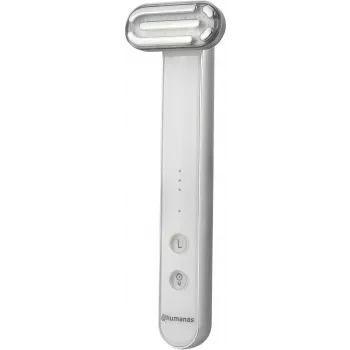 Humanas Aurora HS4151 Masajeador por ultrasonidos para lifting facial con función EMS, blanco