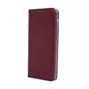 Funda tipo libro magnética inteligente iLike para Samsung Galaxy A17 Granate