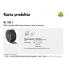 KINDERKRAFT ALOTEX B KL381J Rollo de lija, P120, 150mm x 50m, marrón