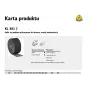 KINDERKRAFT ALOTEX B KL381J Rollo de lija, P120, 150mm x 50m, marrón