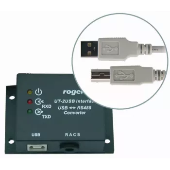 ROGER UT-2 Interfaz USB - cable de programación para accionamientos de puertas