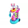 LEAN TOYS Set de limpieza en carrito con aspirador