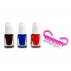 LEAN TOYS Set de esmalte de uñas para niños + lámpara de uñas