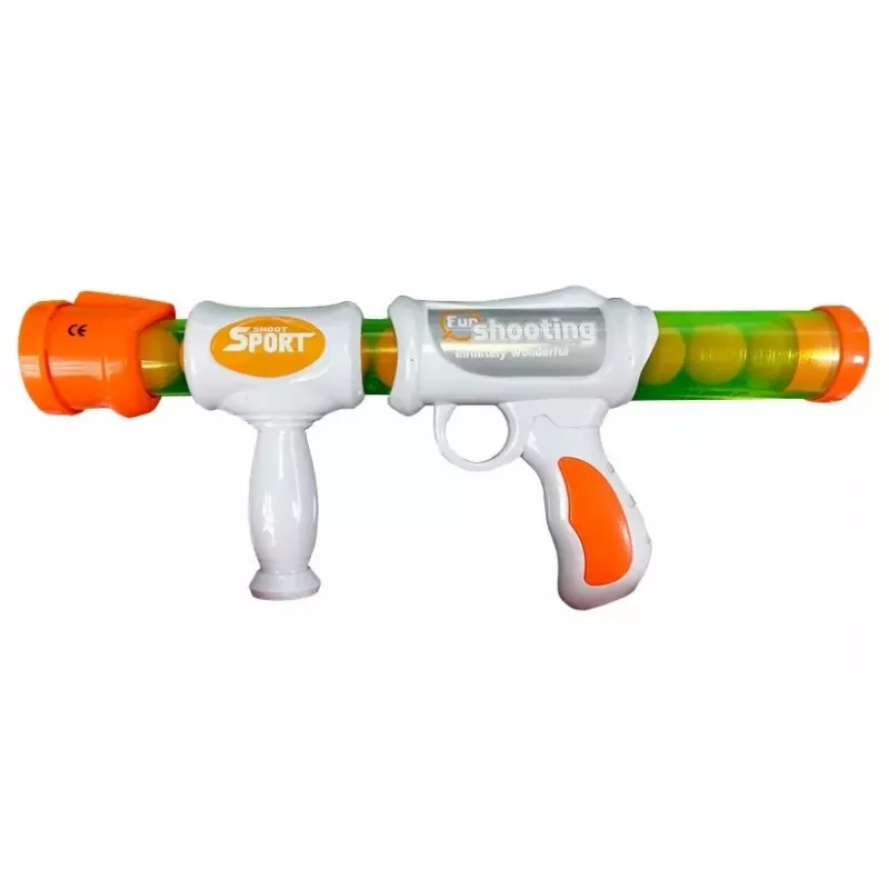 LEAN TOYS Pistola de bolas blandas Rifle para practicar la puntería con vasos objetivo