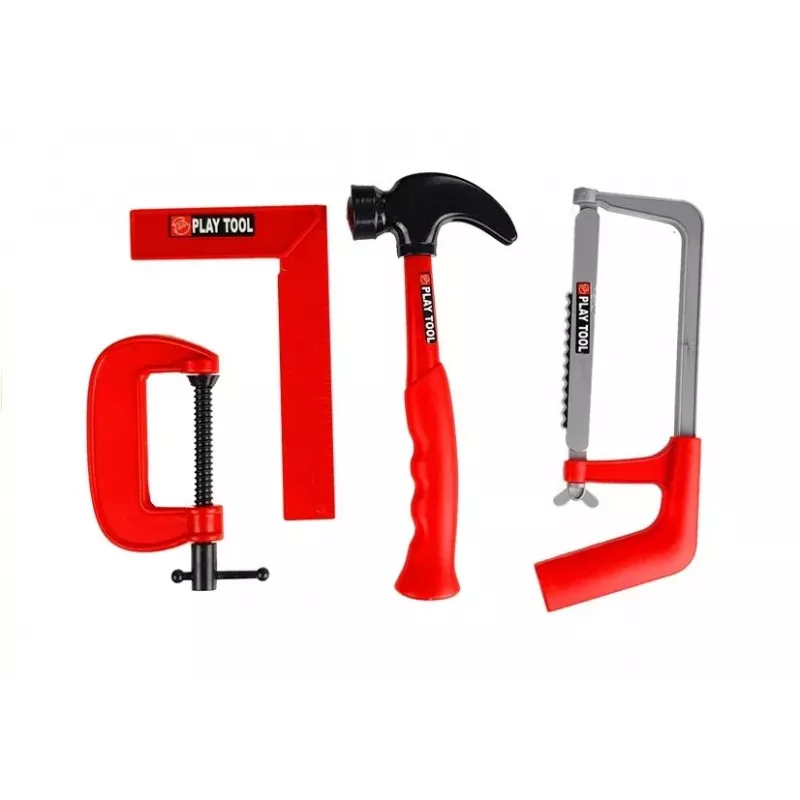 LEAN TOYS Gran set de herramientas de aserradero para pequeños manitas 23 uds.