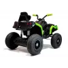 BDM0906 quad eléctrico infantil con ruedas neumáticas, luces LED, MP3, negro