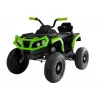 BDM0906 quad eléctrico infantil con ruedas neumáticas, luces LED, MP3, negro