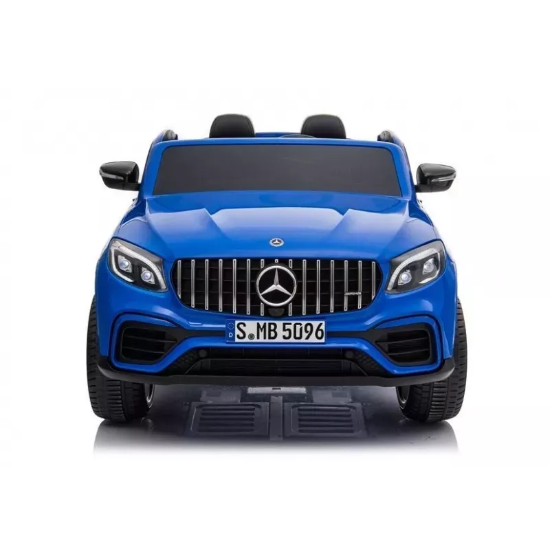LEAN CARS Coche eléctrico infantil Mercedes GLC 63S QLS MP4 Azul pintado