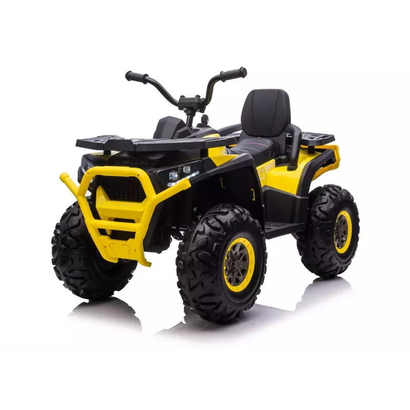 QUAD LOCK Quad eléctrico infantil XMX607 con luces LED MP3 - Amarillo