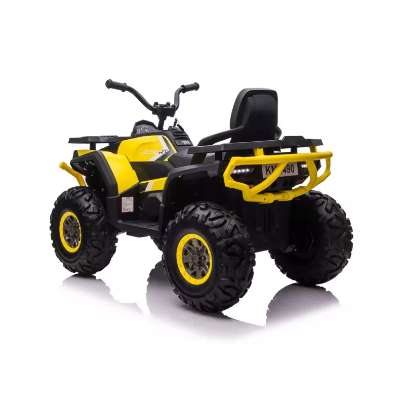 QUAD LOCK Quad eléctrico infantil XMX607 con luces LED MP3 - Amarillo
